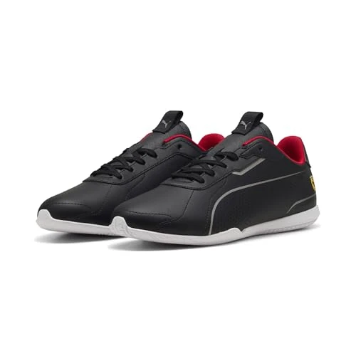 Limited-time offer: PUMA Unisex Neo Cat 3.0 Scuderia Ferrari Sneakers, Black Aged Silver Gray, 9.5 UK from 95.52 £ to 65.99 £ (save 30.91%)
