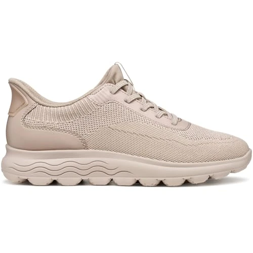 Geox Women's D Spherica Plus ASneaker, Powder Beige, 5 UK