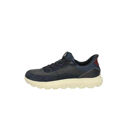 Geox U SPHERICA Plus A Sneakersy męskie, granatowe/DK AVIO, 47 EU, Navy Dk Avio, 47 EU