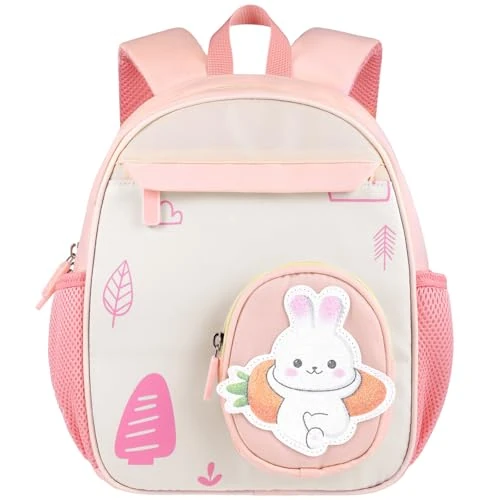 Offre limitee: GAGAKU Sac a Dos Enfant Fille Maternelle de 2 à 5 ans Sac à Dos de Maternelle Sac Bebe Creche Mini Sac à Dos de Voyage Respirant Confortable - Lapin de 22.99 EUR a 14.99 EUR (economie 35%)