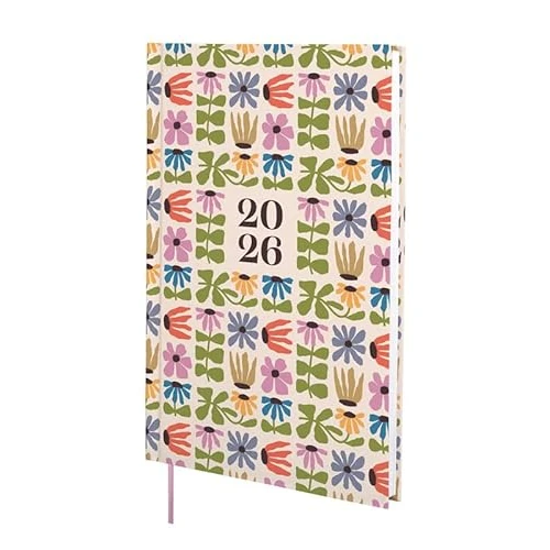 Finocam - Kalender 2026, weekoverzicht, januari - december (12 maanden), jaarplanner 2026, met puntband, hardcover, porto design, camila, Catalaans