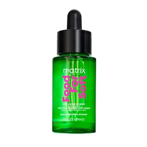 Limited-time offer: MATRIX Food For Soft Hair Serum Oil For Dry, Brittle and All Hair Types - Softens, Smooths and Adds Shine With Heat Protection, Repairing Leave In With Avocado Oil, 1 Fl Oz from $21.00 to $21.00 (save 0.00%)