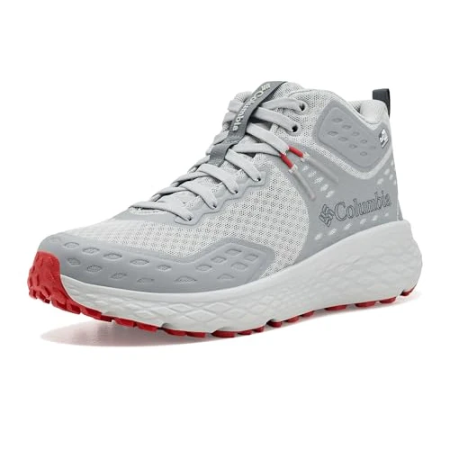 Offerta a tempo: Columbia Konos TRS Outdry MidMid Rise - Scarponi da Trekking ed Escursionismo, da Donna, Grigio Ice Poppy Rosso, 43 EU - 40% da 130.00 € a 77.99 €