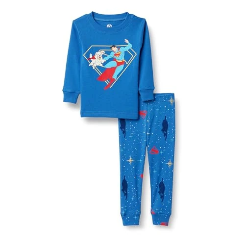 Limited-time offer: Amazon Essentials Harry Potter - DC Comics - Looney Tunes Boys' Snug-Fit Pyjama Sleep Sets, Superman Krypto, 9 Years from 6.76 £ to 6.76 £ (save 0.00%)