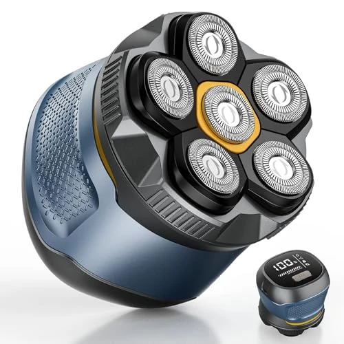 Oferta limitada: Singphere Afeitadora Cabeza Hombre, IPX7 Impermeable Maquina Afeitar Cabeza para Calvo, 6D Cabezales Magnéticos Maquinilla Afeitadora electrica hombre en Seco y Húmedo con Pantalla LED, USB-C de 31.99 € a 31.99 € (ahorro 0.00%)