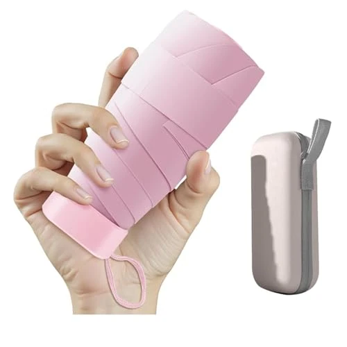 Offre limitee: Zidoley mini parapluie de poche Pliant Protection Solaire Anti-UV Compact parapluie anti uv up 50 Femmes Coupe-Vent Portable Voyage petit solide étanche Ombrelle de Voyage- Pour femme de 13.99 EUR a 6.99 EUR (economie 50%)