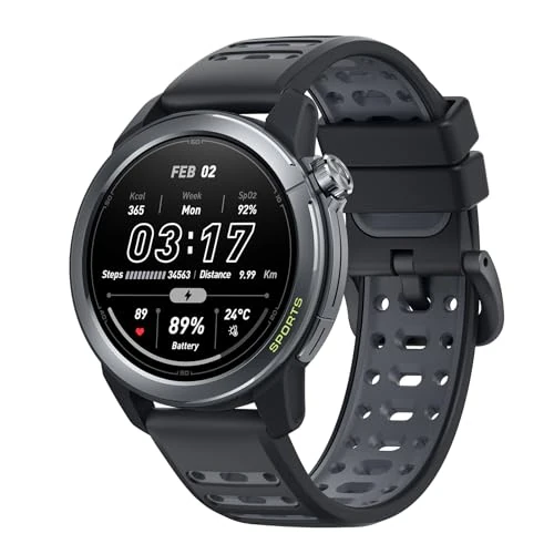Offerta a tempo: Mibro GS Active 2 Smartwatch Uomo Donna per Corsa, GPS, 5ATM, Grigio Scuro - 0.00% da 109.99 € a 109.99 €