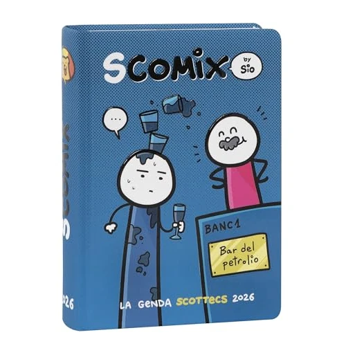 Offerta a tempo: Comix Scottecs by Sio - Agenda Scolastica 16 Mesi 2025-2026, Diario Scuola per Bambini e Ragazzi con Copertina Rigida, Ideale per Scuola Elementare e Media, 12x16.5 cm, Petrolio - 30% da 18.50 € a 12.95 €