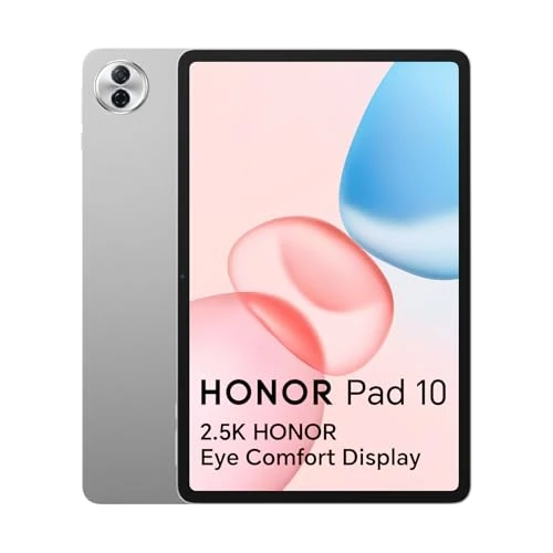 Honor Pad 10, 8 GB, 256 GB, tablet, 30,5 cm (12,1 inch), 120 Hz, 2,5 K-display, 7 Gen 3 Snapdragon, 6 luidsprekers, 10100 mAh-accu, 6 Altoparlanti, metalen behuizing, Android 15, Google Service WiFi