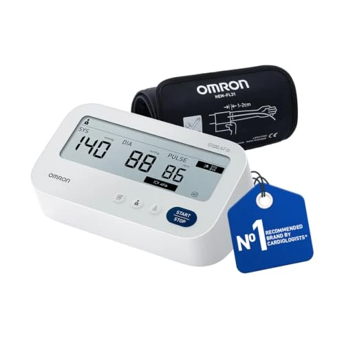 Offerta a tempo: OMRON X3 Comfort AFib, Misuratore di pressione arteriosa di nuova generazione, Misuratore di pressione da braccio facile da usare, Clinicamente validato per rilevamento della Fibrillazione Atriale - 26% da 69.99 € a 51.99 €