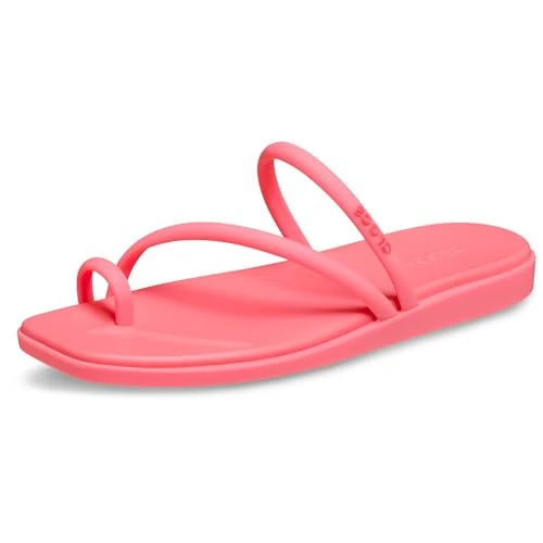 Offre limitée : Crocs Sandales plates Miami pour femme, goyave, pointure 38, Guava, 37/38 EU de 26.30 € à 26.30 € (0.00% de remise)