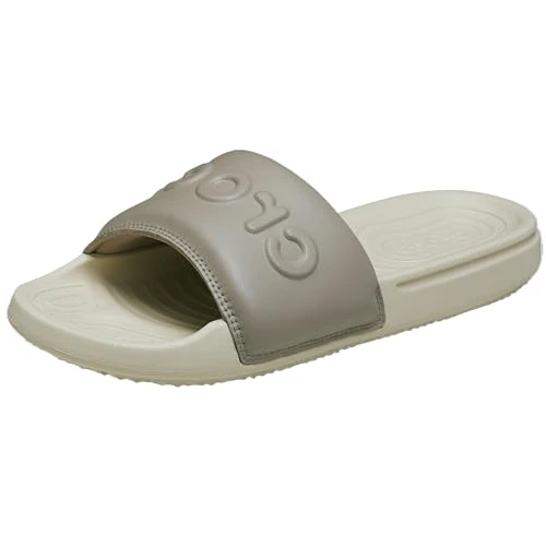 Oferta limitada: Crocs Sandalias Day Slide para mujer, hueso/gris pardo, talla 40, Gris pardo hueso, 42/43 EU de 29.99 € a 23.09 € (ahorro 23%)