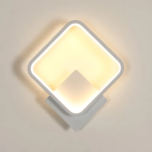 Oferta limitada: Riserva Aplique de Pared Interior Blanco 17W, Cuadrado, 3000K Blanco Cálido de 24.98 € a 24.98 € (ahorro 0.00%)