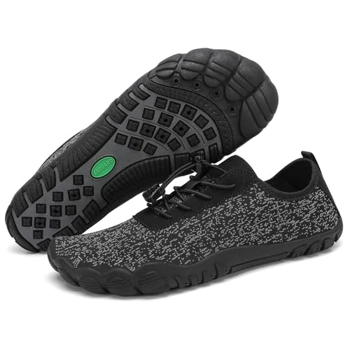 Offre limitée : SAGUARO Homme Femme Chaussures pour Piscine et Plage Chaussons de Plongée d'eau Chaussettes Aquatiques pour Sports Nautiques Natation Surf Voile Mer Rivière, Noir Corbeau, 39 EU de 19.79 € à 18.69 € (6% de remise)