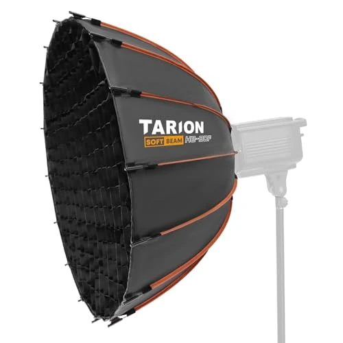 Offerta a tempo: TARION Softbox Parabolico Bowens Pieghevole: 90cm Softbox Sgancio Rapido Portatile con Griglia a Nido/Borsa da Trasporto per Studio Flash a Slitta Diffusori Illuminazione(90cm) - 5% da 105.38 € a 99.99 €
