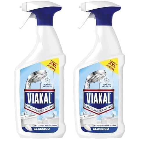 Offerta a tempo: Viakal Classico Spray Per Rimuovere Fino Al 100% Di Calcare Con Tecnologia Anti — 17% da 9,58 € a 7,99 €