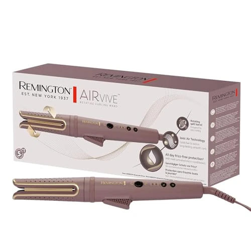 Offerta a tempo: Remington Arricciacapelli AIRvive con Tecnologia Ionica, Rivestimento in Ceramica con Micro-Conditioner, Corpo Rotante, Display LED, Temperatura Regolabile 160–210°C, CI8930 - 42% da 99.99 € a 58.43 €