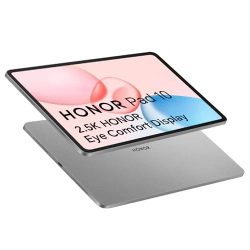 HONOR Pad 10 WIFI Tablet 8 GB 256 GB, 7 Gen 3 Snapdragon, 10100 mAh accu, 12,1 inch 120 Hz 2,5 K display, 6 luidsprekers, metalen behuizing, Google Service, Android 15, grijs