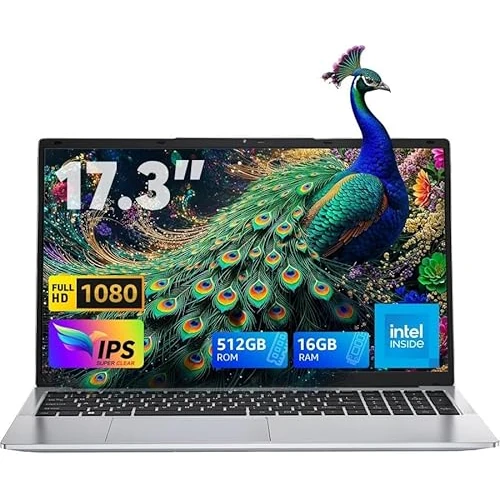 ACEMAGIC 2025 TX15 FHD 16" Laptop with 4 Core N150 Processor Up to 3.6GHz (Beat N100/N97) Laptops Computer, 16GB DDR4 512GB SSD Notebook, Dual-Band Wi-Fi, BT5.0, 3*USB3.2,5000mAh Battery,Metal Shell