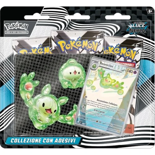 期間限定オファー: ポケモン:スカーレットとバイオレット拡張ステッカーコレクション(Reuniclus)-ポケモンTCGのブラックライト(ホログラフィックプロモーションカード1枚と拡張封筒3枚) 通常価格 18.99 JPY セール価格 18.99 JPY (割引 0%)