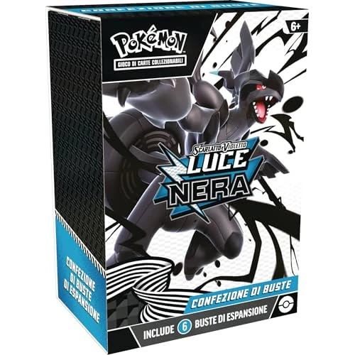 Pokémon: Pack of Scarlet and Violet Expansion Envelopes - Black Light of The GCC Pokémon (Six Expansion Bags)