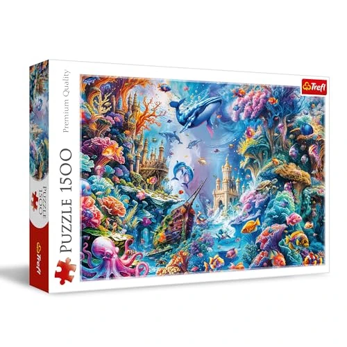 Oferta limitada: Trefl - Mundo Submarino - Rompecabezas de 1500 Piezas - Rompecabezas DIY, Entretenimiento Creativo, Rompecabezas clásico para Adultos y niños a Partir de 14 años de 16.99 € a 16.99 € (ahorro 0.00%)