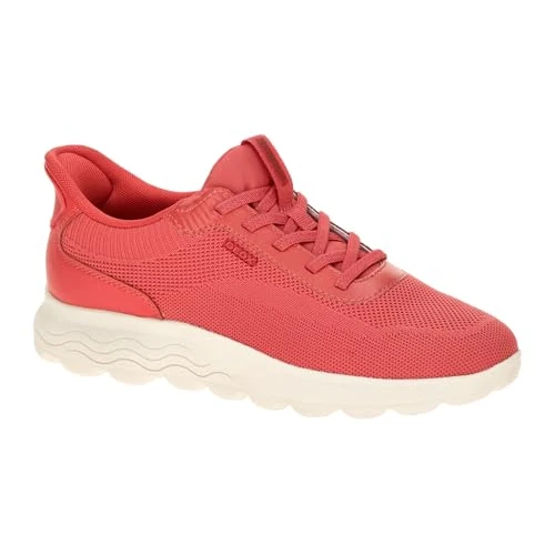 Offre limitée : Geox D SPHERICA Plus A Baskets pour Femme, Corail, 42 EU de 85.99 € à 85.99 € (0.00% de remise)