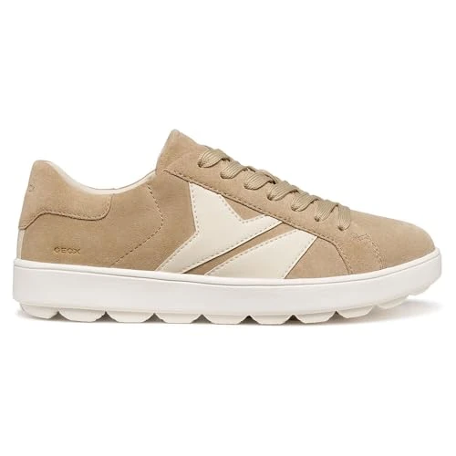 Offerta a tempo: Geox Donna D SPHERICA ECUB-1 B Sneaker, Cream/Papyrus, 37 EU - 45% da 119.90 € a 66.00 €