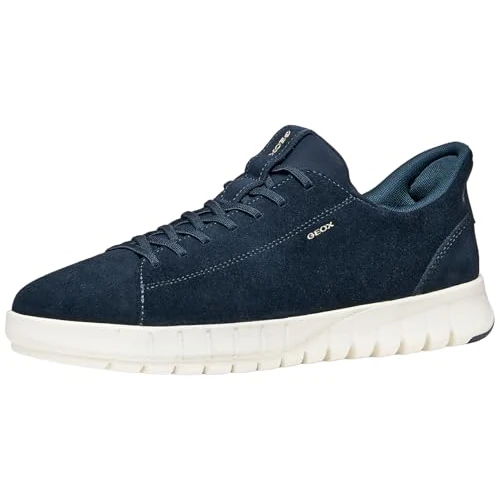 Offre limitée : Geox Baskets U Flextride Plus A pour Homme, Bleu Marine, 45 EU de 109.90 € à 87.95 € (20% de remise)