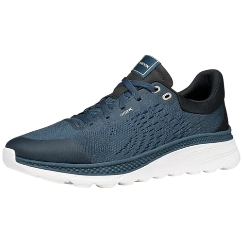 Zeitlich begrenztes Angebot: Geox Herren U SPHERICA ACTIF X1 Sneaker, DK AVIO/Black, 43 EU von 85.61 € auf 85.61 € (0.00% Rabatt)