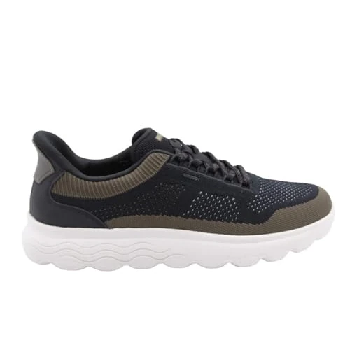 Oferta limitada: Geox Zapatillas para Hombre U Spherca Plus E, Color Negro/Militar, 47 EU de 119.90 € a 81.53 € (ahorro 32%)