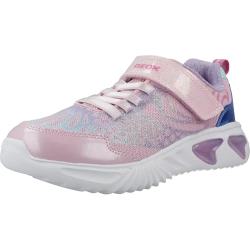 Zeitlich begrenztes Angebot: Geox JUNIOR Girl J Assister Girl A Sneakers PINK/Lilac 31_EU von 59.95 € auf 43.99 € (27% Rabatt)