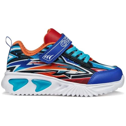 Oferta limitada: Geox J Assister Boy B - Zapatillas Deportivas, Color Azul y Naranja, Talla 27 EU de 49.90 € a 43.95 € (ahorro 12%)