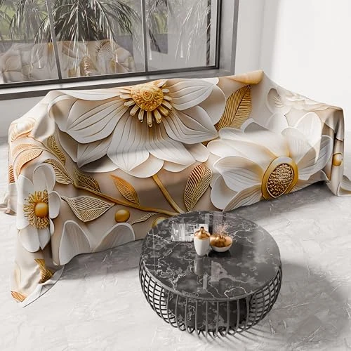 Limited-time offer: PETTI Artigiani Italiani - Spring-Summer Double Bed Bedspread Lightweight Blanket Double Bed Sheet Floral 05-13 100% Made in Italy from 39.91 GBP to 39.91 GBP (save 0%)