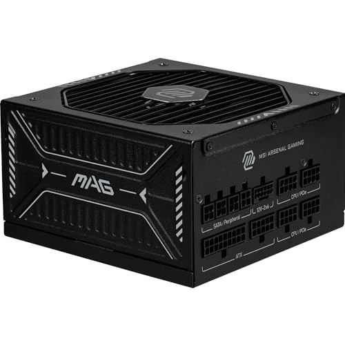 Oferta limitada: MSI mag A850GLS PCIE5, Fuente de alimentación, 850W, 80 Plus Gold, ATX 3.1, Compatible con GPU PCIe 5.1, 12V-2x6 nativos, Conector 12V-2x6 de Dos Colores, Fuente de alimentación ATX de 149.00 EUR a 119.99 EUR (ahorro 19%)