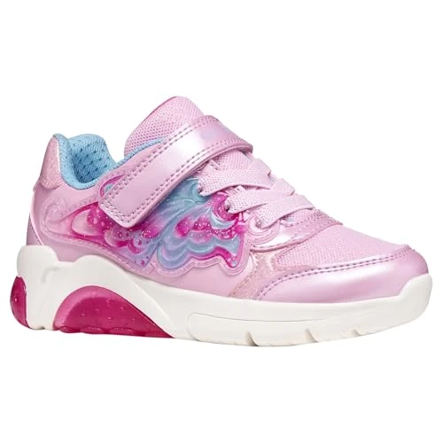 Offerta a tempo: Geox J FADINLIGHT Girl A Sneaker, Pink/Sky, 29 EU - 13% da 64.90 € a 56.75 €