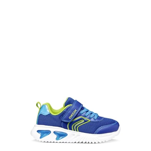 Offerta a tempo: Geox J Assister Boy C Sneaker, Royal/Lime, 29 EU - 25% da 42.99 € a 32.43 €