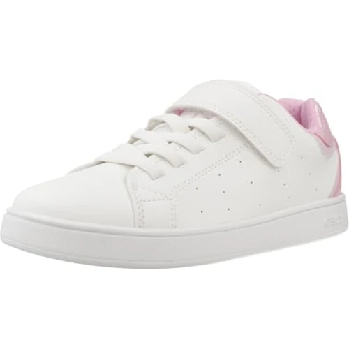 Offerta a tempo: Geox J ECLYPER Girl A Sneaker, Bianco/Rosa, 39 EU - 0.00% da 26.04 € a 26.04 €