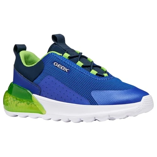 Limited-time offer: Geox J ACTIVART ILLUMINUS Trainers, Royal/Green, 37 EU / 4 UK from 54.74 £ to 54.74 £ (save 0.00%)