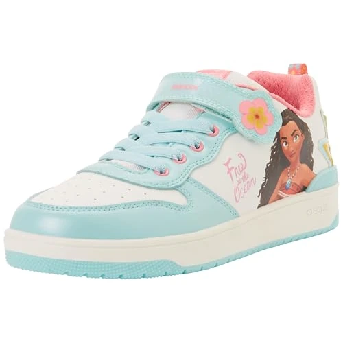Oferta limitowana: Geox J WASHIBA Girl C Sneakers, White/WATERSEA, 37 EU z 164.99 zł na 164.99 zł (oszczędź 0.00%)