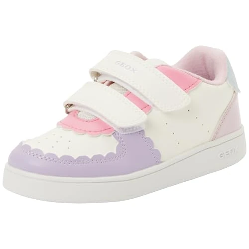 Offerta a tempo: Geox B ECLYPER Girl A Sneaker, Optic White/LT Lilac, 27 EU - 40% da 39.90 € a 23.94 €