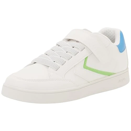 Limited-time offer: Geox J Eclyper Boy A Sneaker, White Light Green, 4 UK from 46.99 £ to 46.99 £ (save 0.00%)