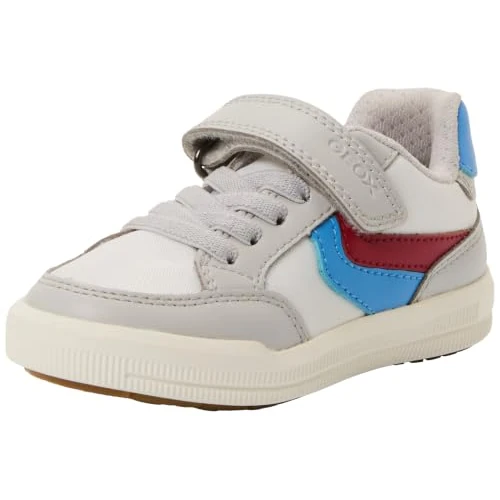 Oferta limitada: Geox J Arzach Boy A Sneaker, White/Pearl, 38 EU de 43.46 € a 43.46 € (ahorro 0.00%)