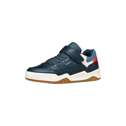 Offre limitée : Geox J Perth Boy E Basket, Bleu Marine, 37 EU de 51.99 € à 29.00 € (44.22% de remise)