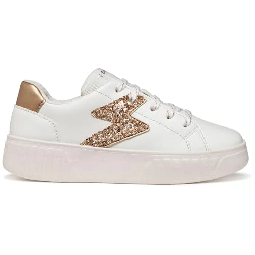 Zeitlich begrenztes Angebot: Geox JUNIOR Girl J MIKIROSHI Girl A Sneakers White/Rose Gold 28_EU von 49.95 € auf 41.43 € (17% Rabatt)