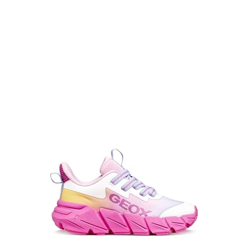 Offerta a tempo: Geox J FLEXYPER Fast Girl Sneaker, Fucsia/Multicolore, 35 EU - 40% da 57.90 € a 34.74 €