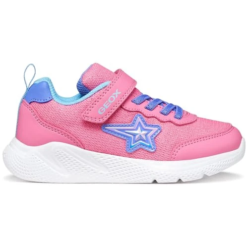 Offerta a tempo: Geox J Sprintye Girl AS Sneaker da Ragazza, Rosa Indaco, 35 EU - 0.00% da 23.14 € a 23.14 €