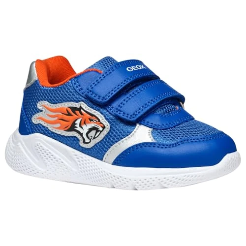 Geox B Sprintye Boy C, Sneaker Bimbo 0-24, Royal Orange, 20 EU