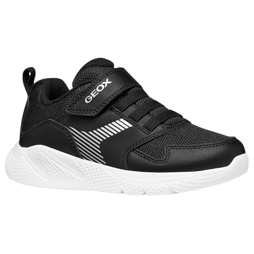 Geox J Sprintye Boy A Sneaker, Black, 6 UK