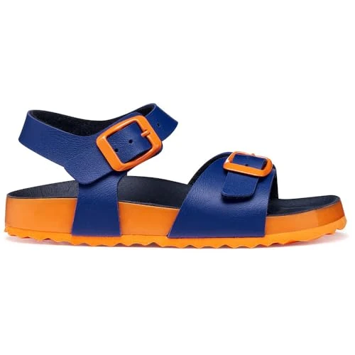 Oferta limitada: Geox J Ghita Boy C Sandal, Royal/Naranja, 39 EU de 44.95 € a 44.95 € (ahorro 0.00%)